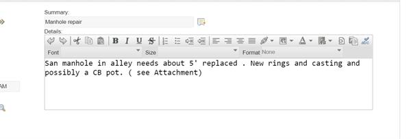 work and communication log 